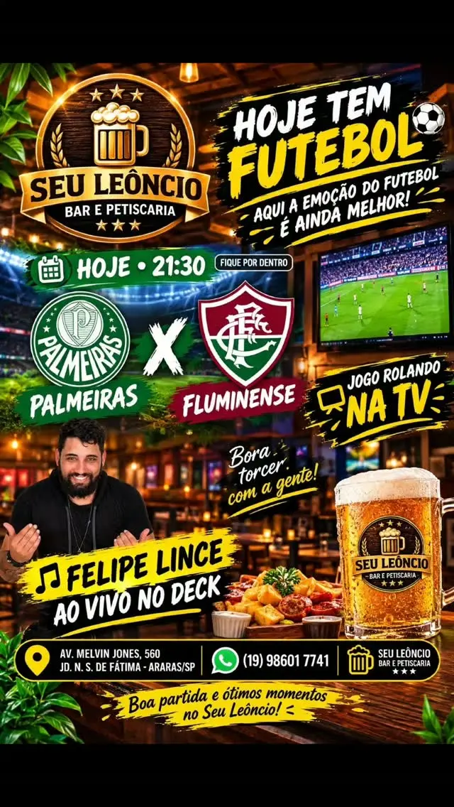 Flyer de Felipe Lince