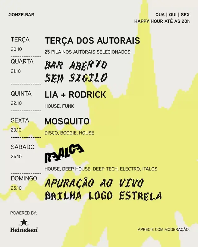 Flyer de Lucio Kahara, Paulo Pinheiro e Realce
