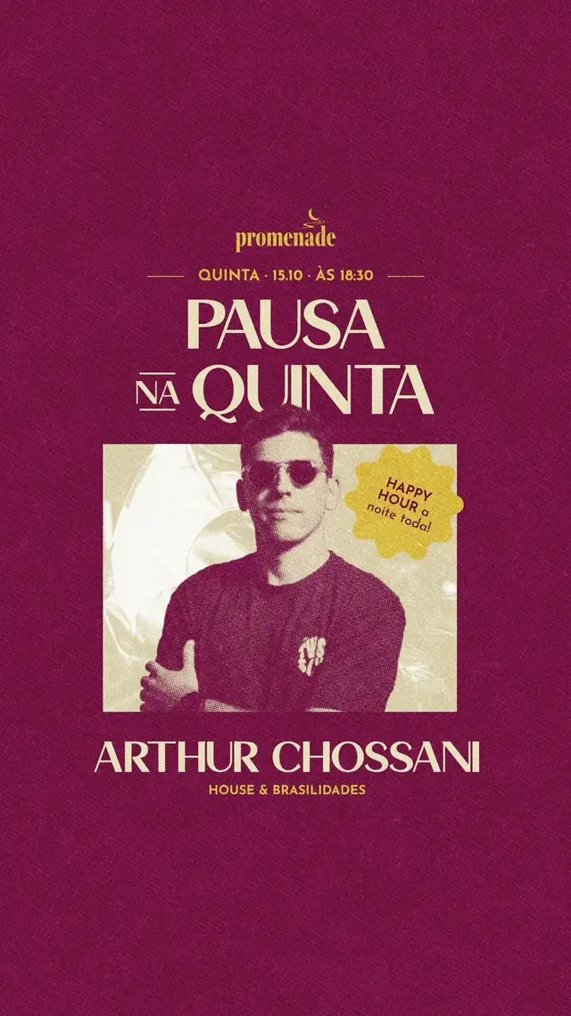 Flyer de Arthur Chossani