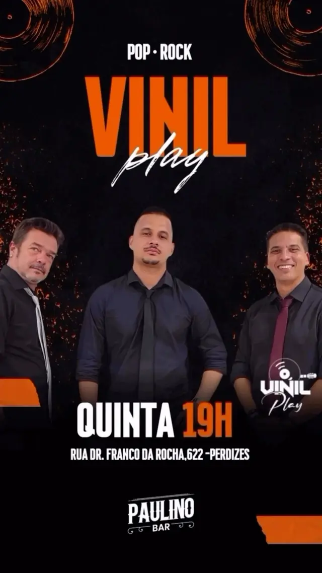 Flyer de Vinil Play
