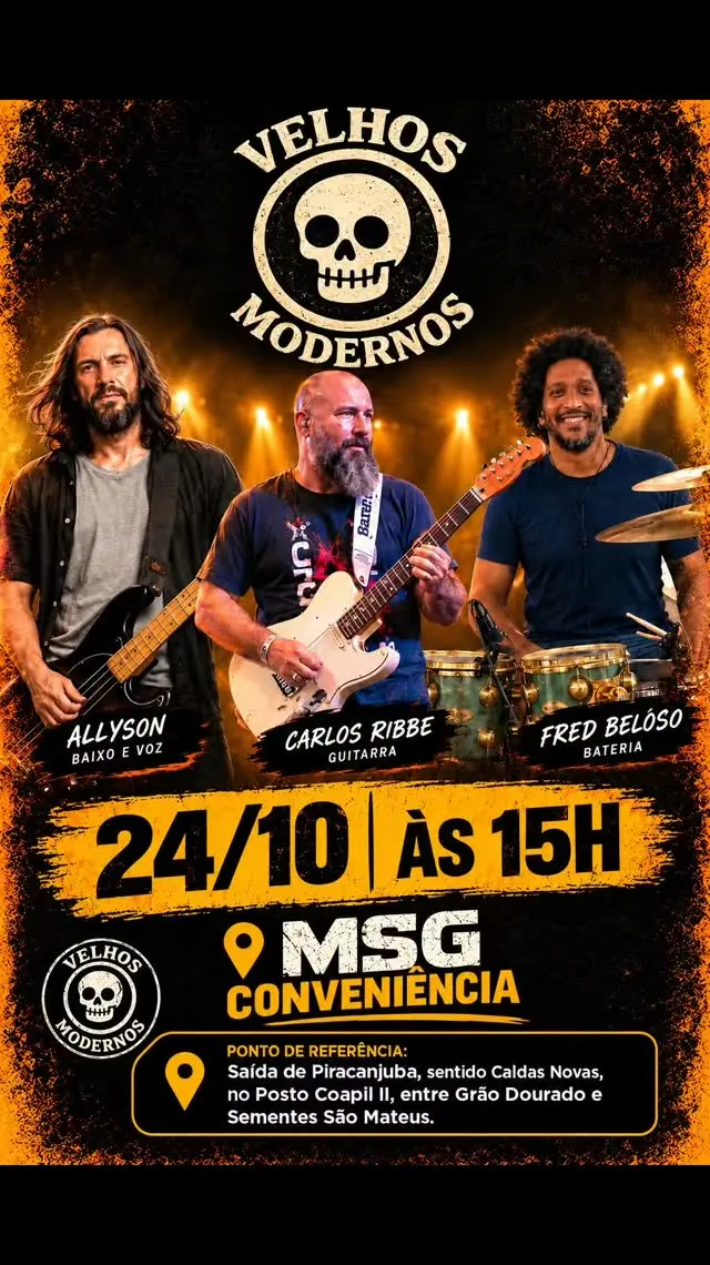 Flyer de Velhos Modernos