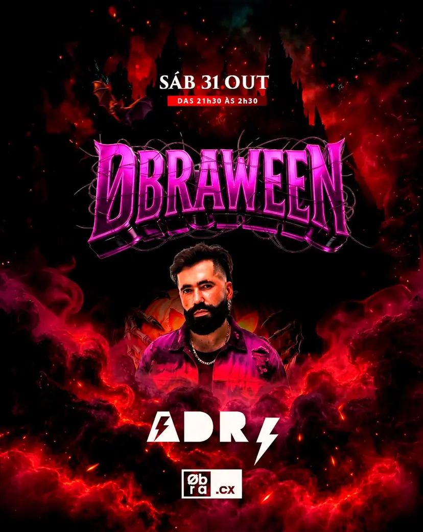 Flyer de DJ ADR e Pedrão