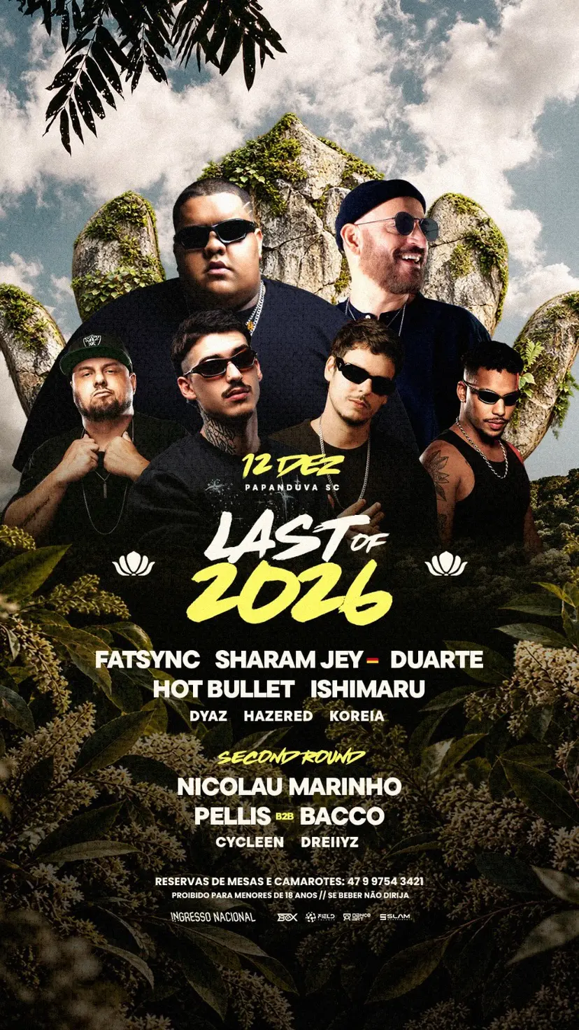 Flyer de Gabriel Ruan Garcia, Charles Dias e mais 11 artistas