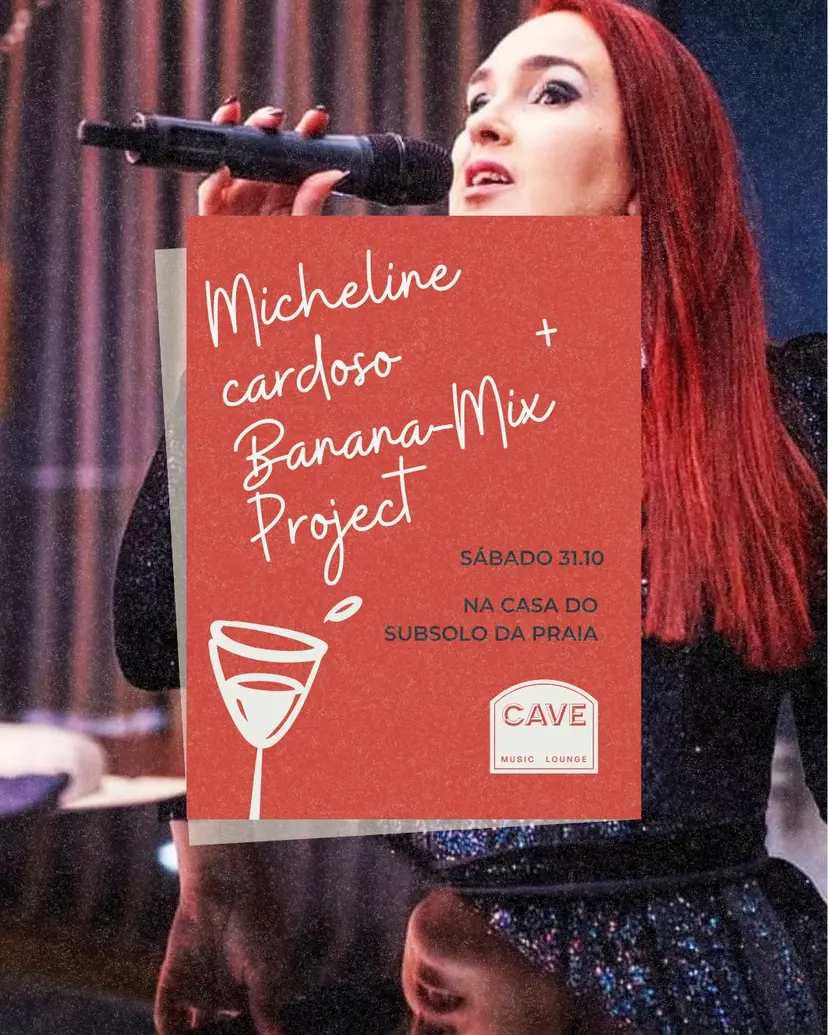 Flyer de Micheline Cardoso e Banana-Mix Project