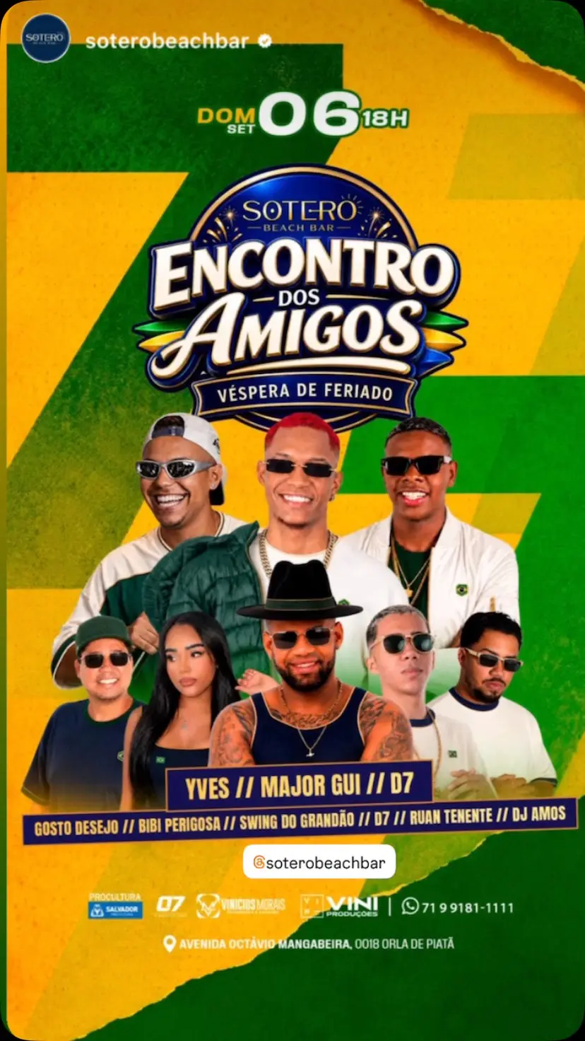 Flyer de Gosto do Desejo, Amós Carlos e mais 8 artistas