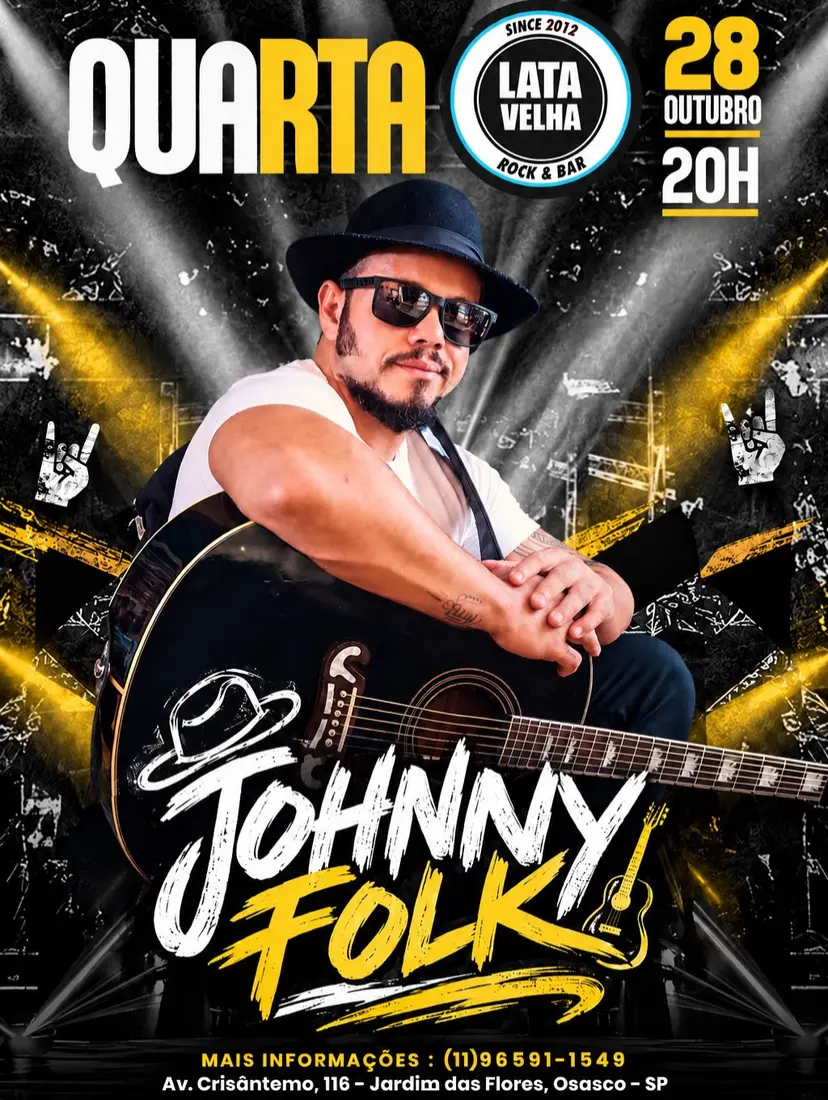 Flyer de Johnny Folk