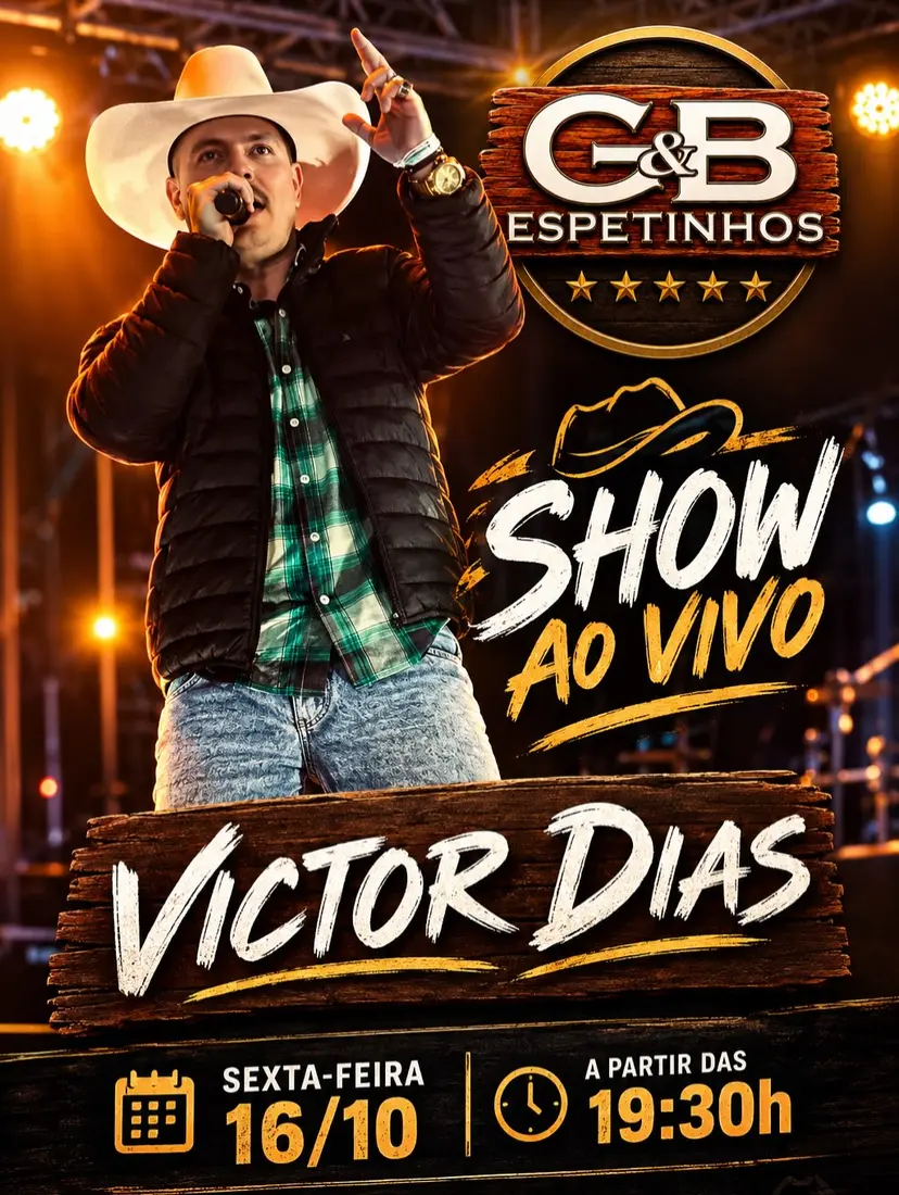 Flyer de Victor Dias