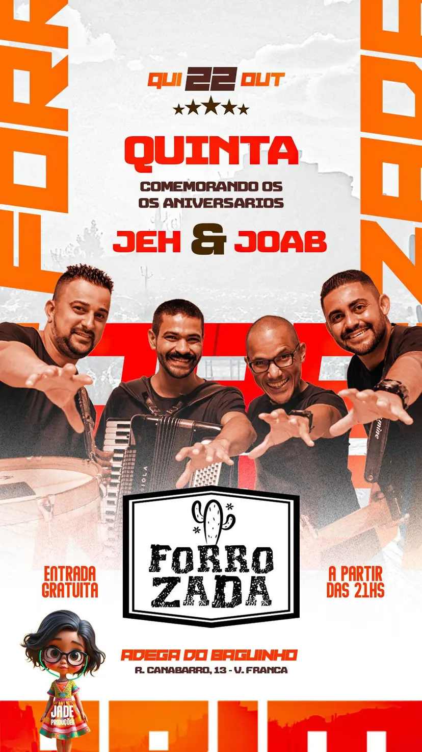 Flyer de Forrozada