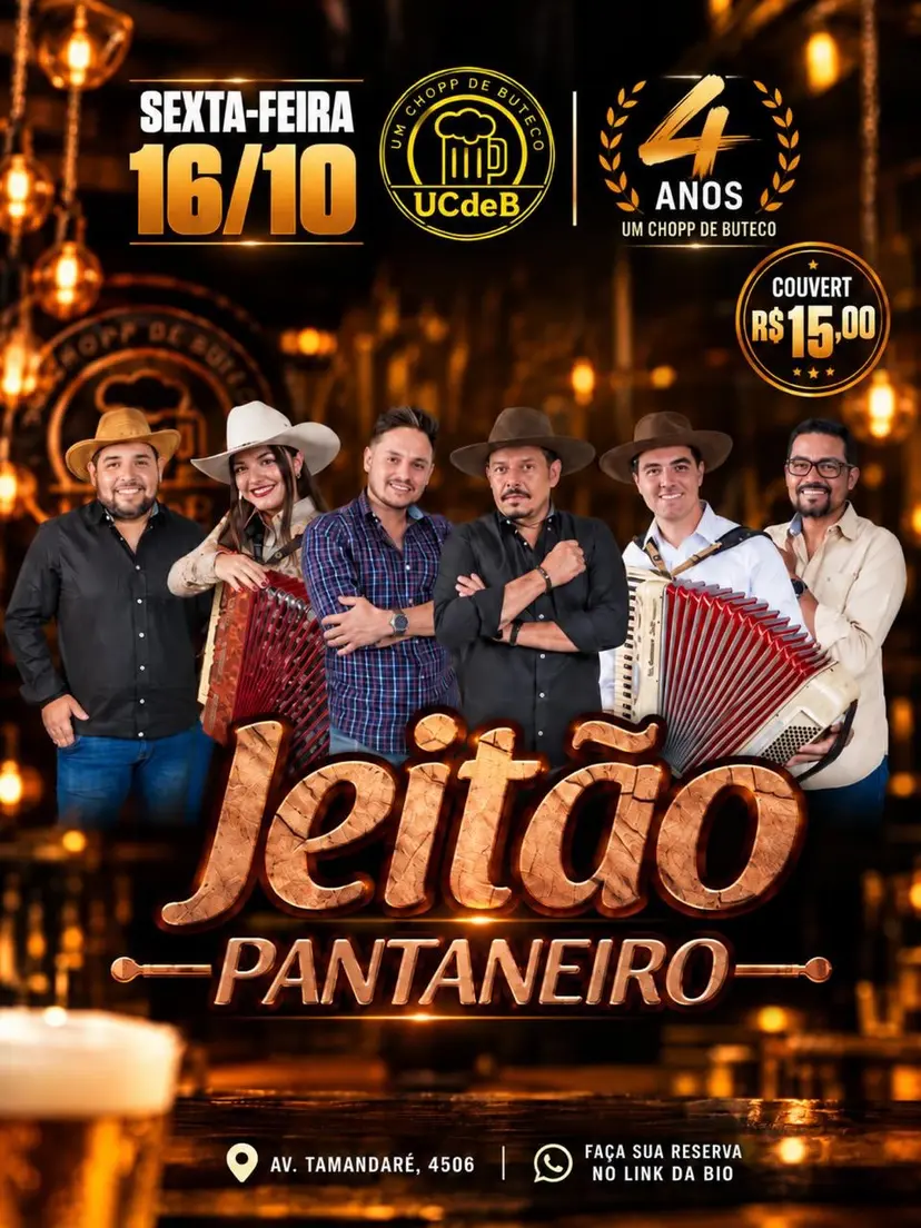 Flyer de Grupo Jeitão Pantaneiro