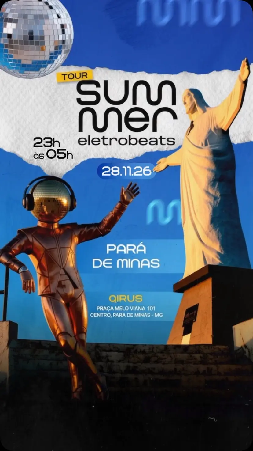 Flyer de Summer EletroBeats