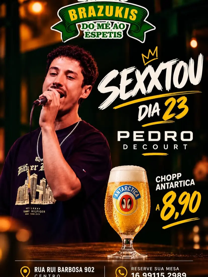 Flyer de Pedro Decourt