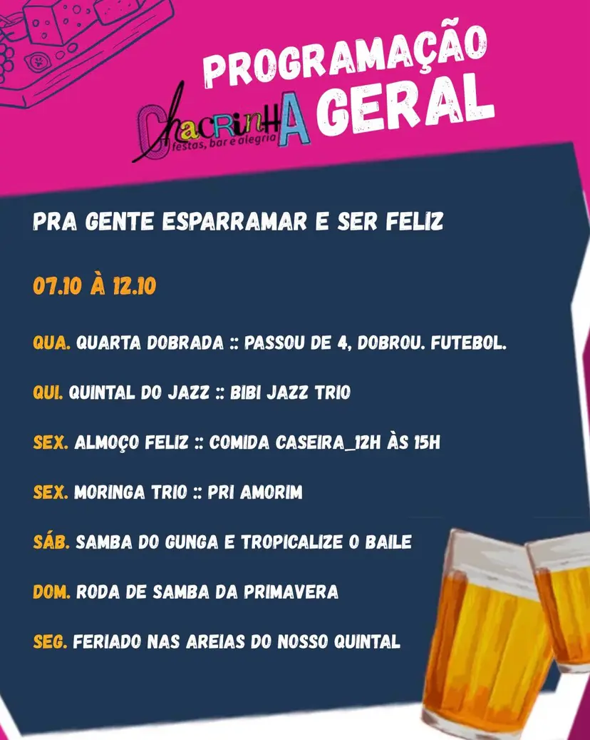 Flyer de Bibi Cunha Trio e Bibi Cunha Jazz Trio