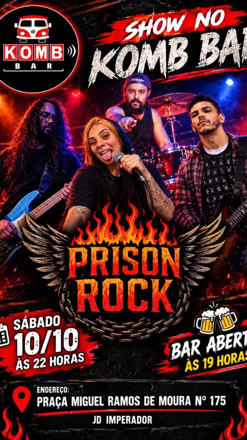Flyer de Prison Rock