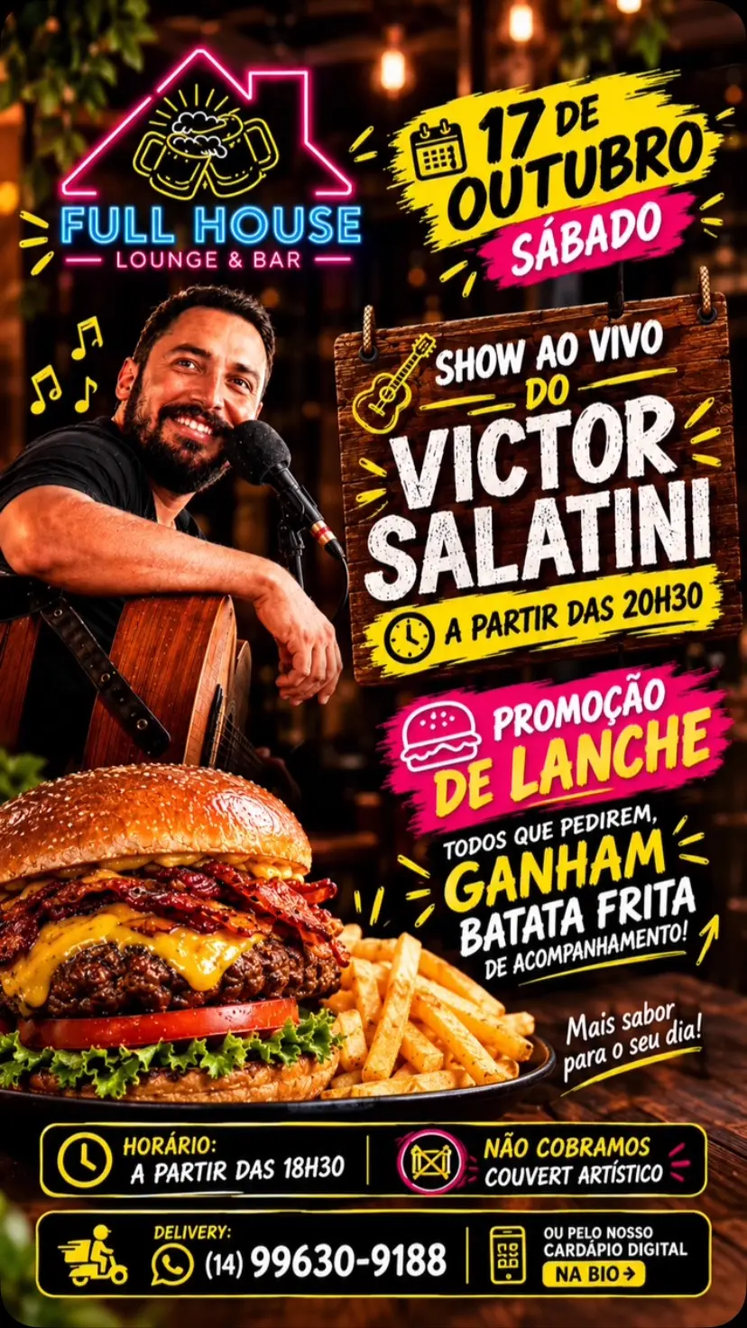 Flyer de Victor Salatini
