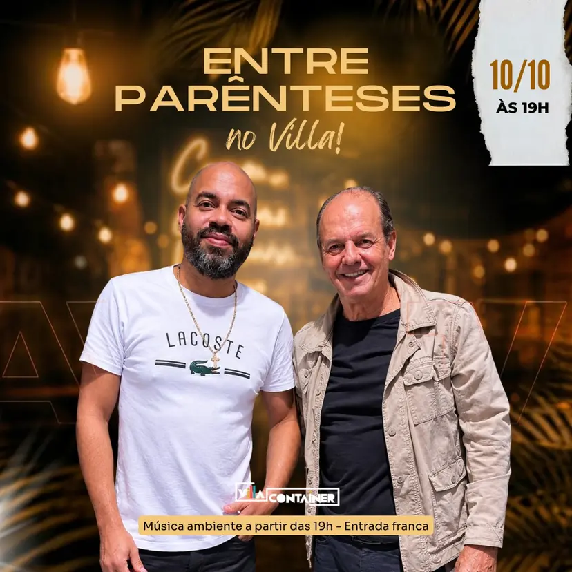 Flyer de Entre Parênteses