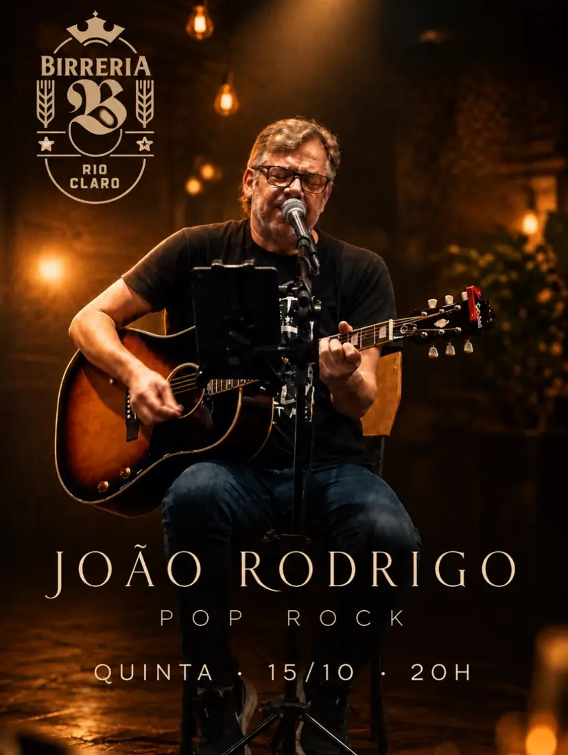 Flyer de JOÃO RODRIGO
