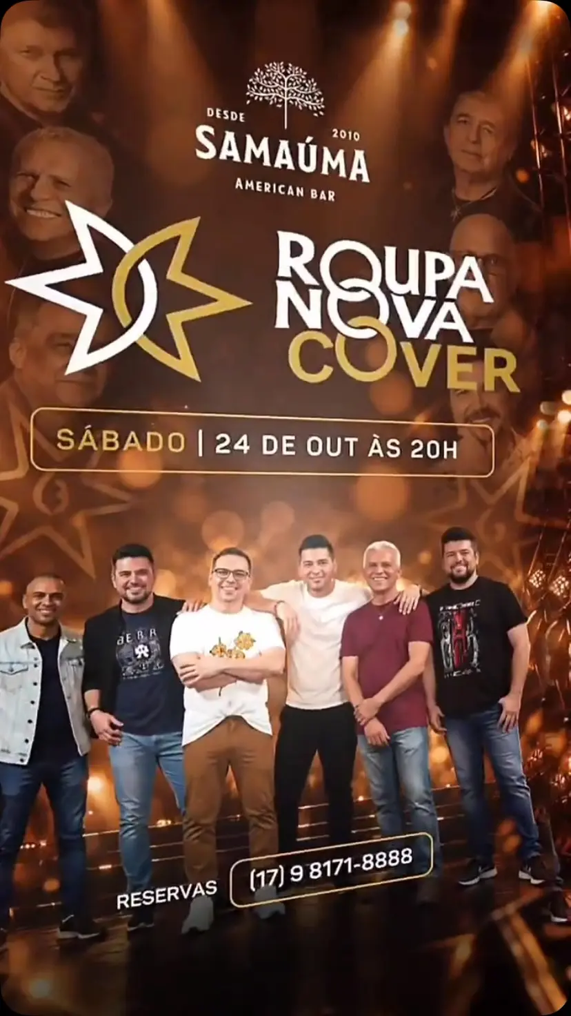 Flyer de Roupa Nova Cover