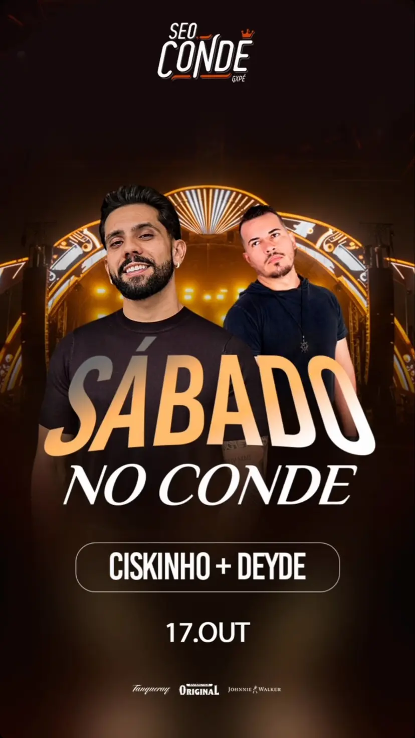 Flyer de Ciskinho e Deyde