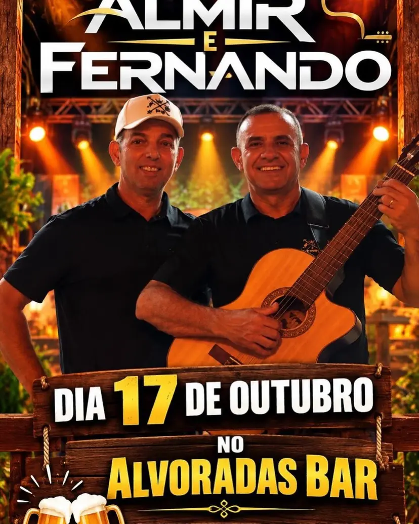 Flyer de Almir e Fernando