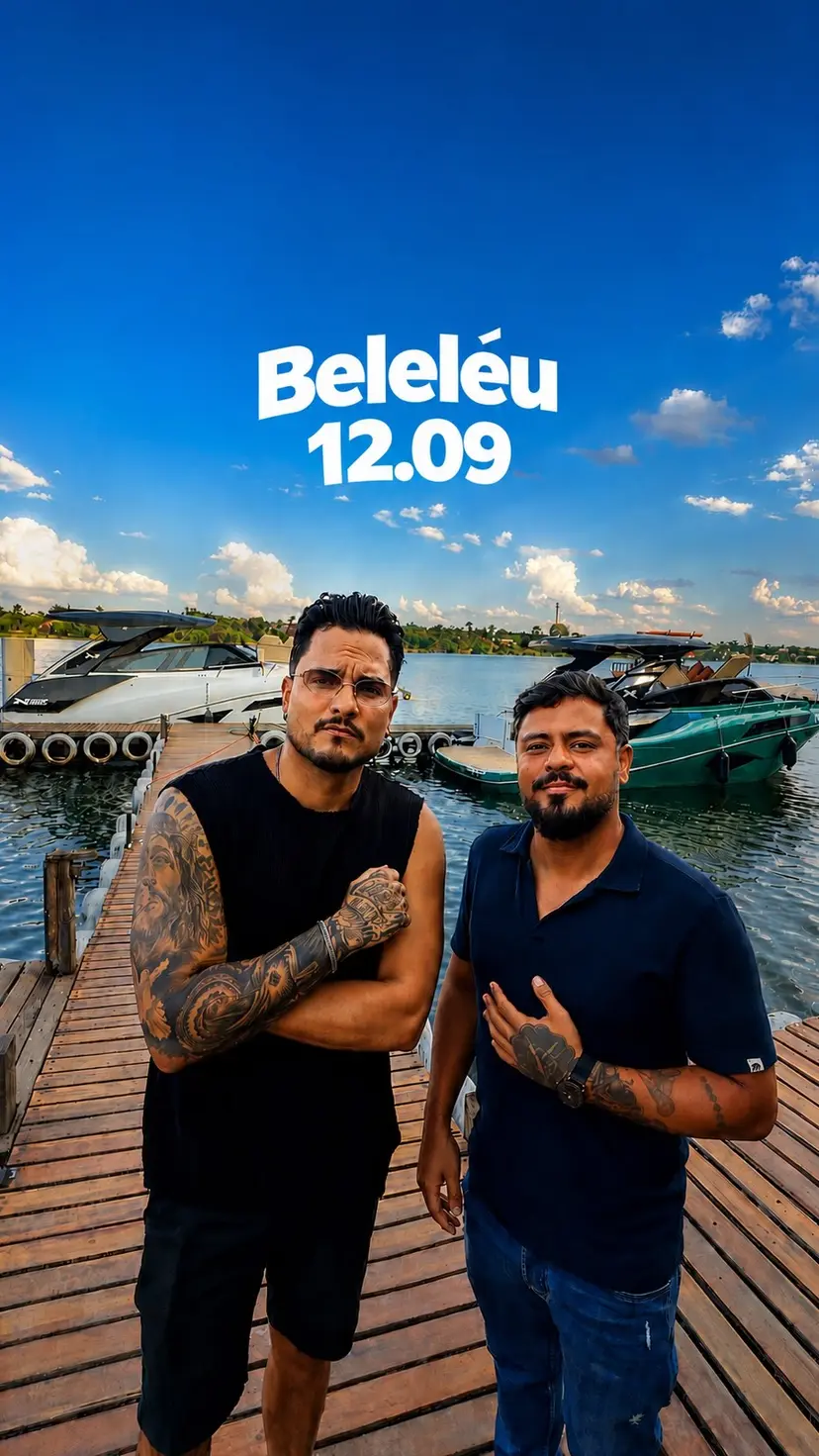 Flyer de Cantor Leozinho e Béli & Léo