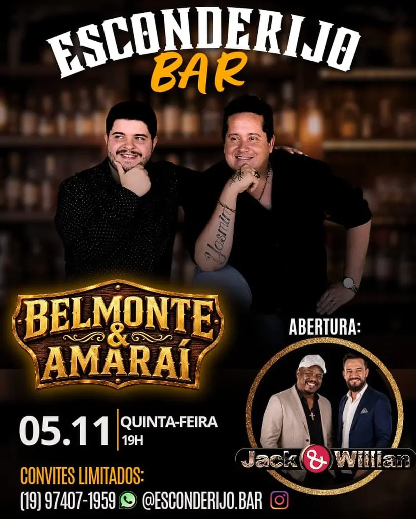 Flyer de Belmonte & Amaraí