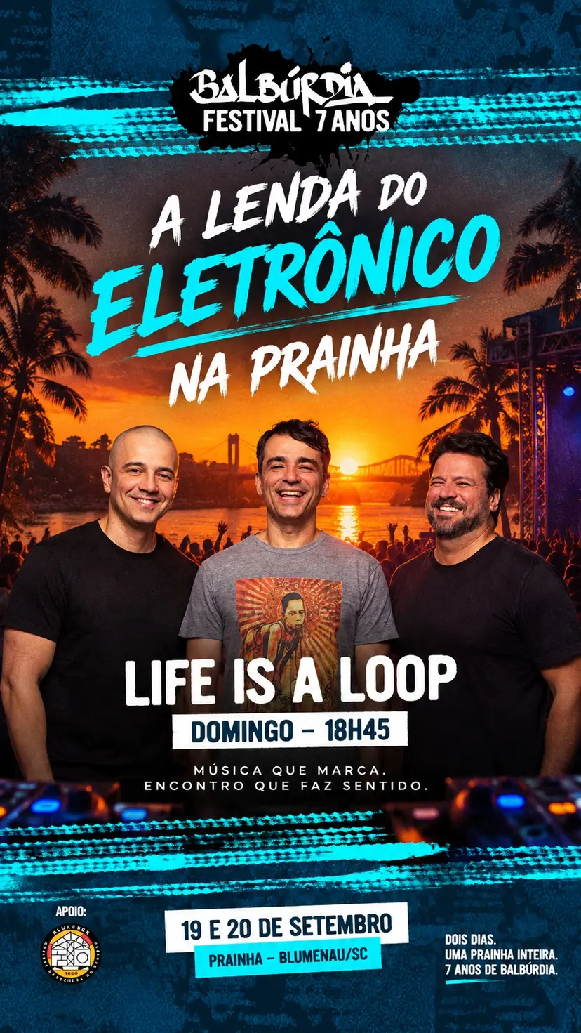 Flyer de Life Is A Loop