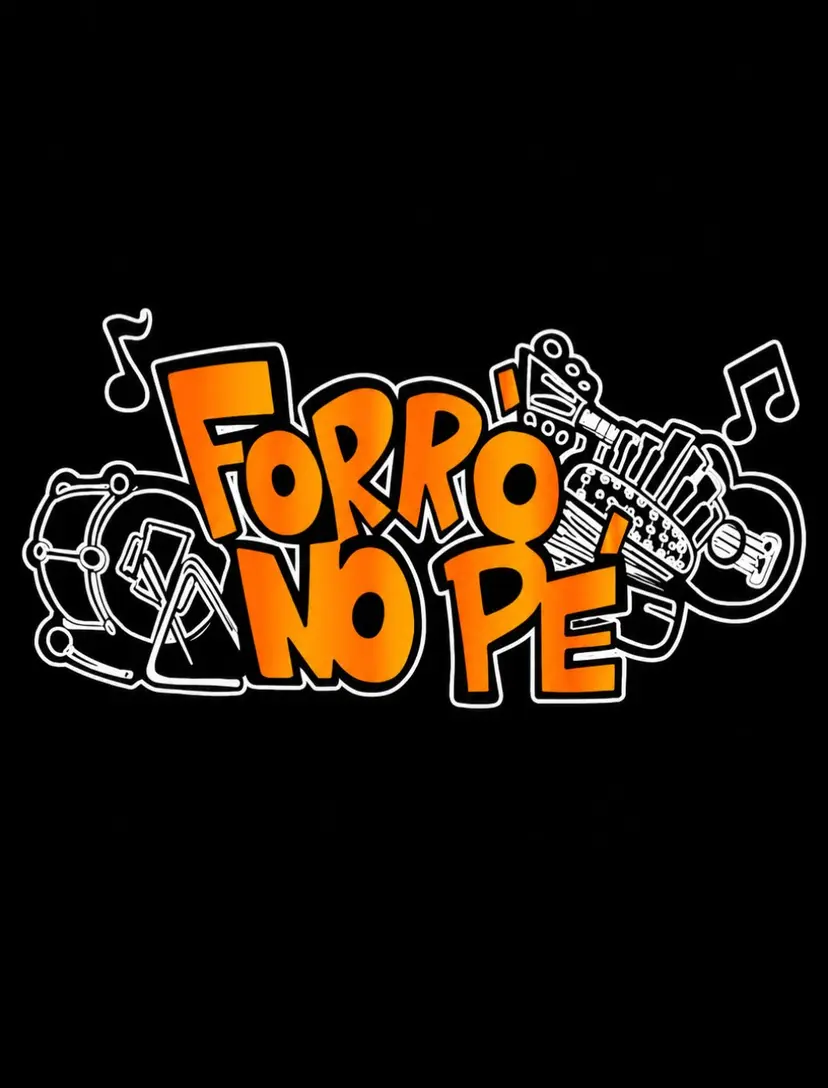 Flyer de Forró no Pé