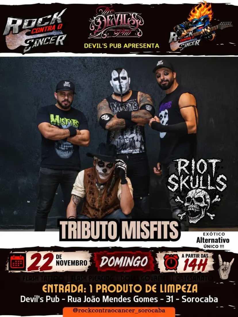 Flyer de Riot Skulls e 138