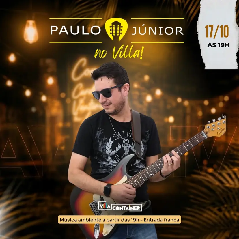 Flyer de Paulo Júnior