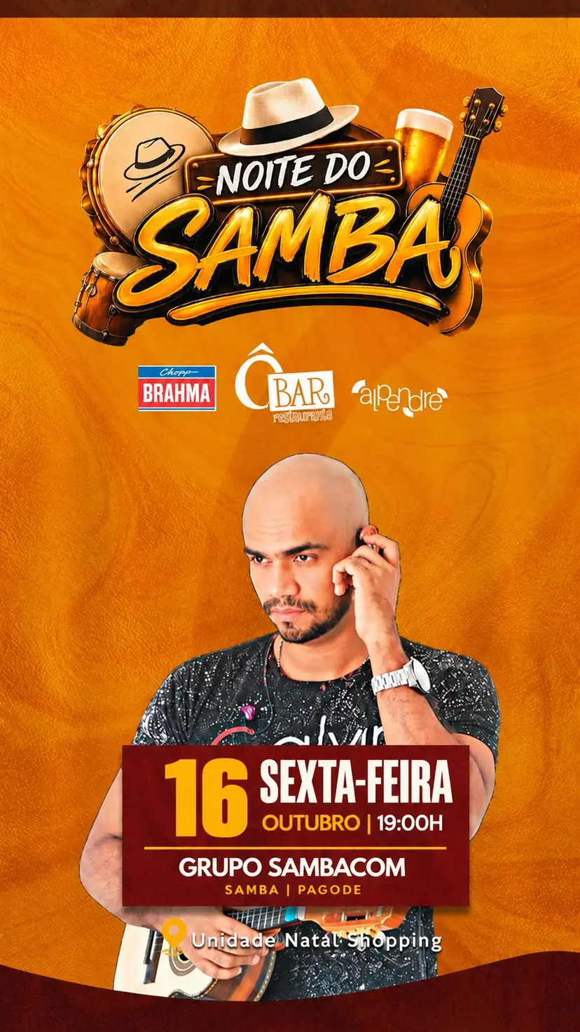 Flyer de Samba Com