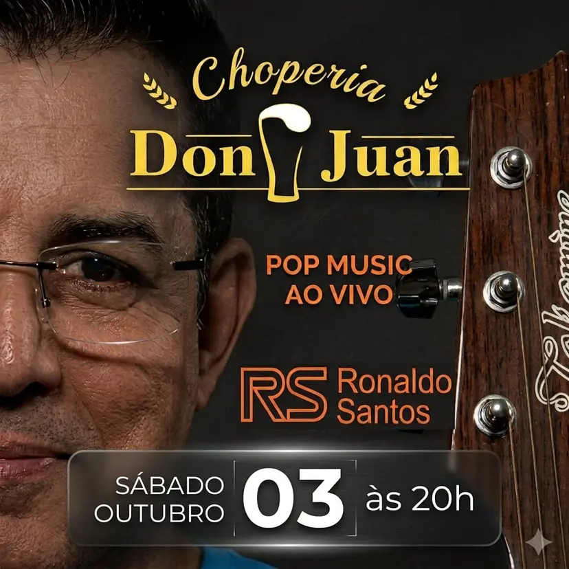 Flyer de Ronaldo Santos