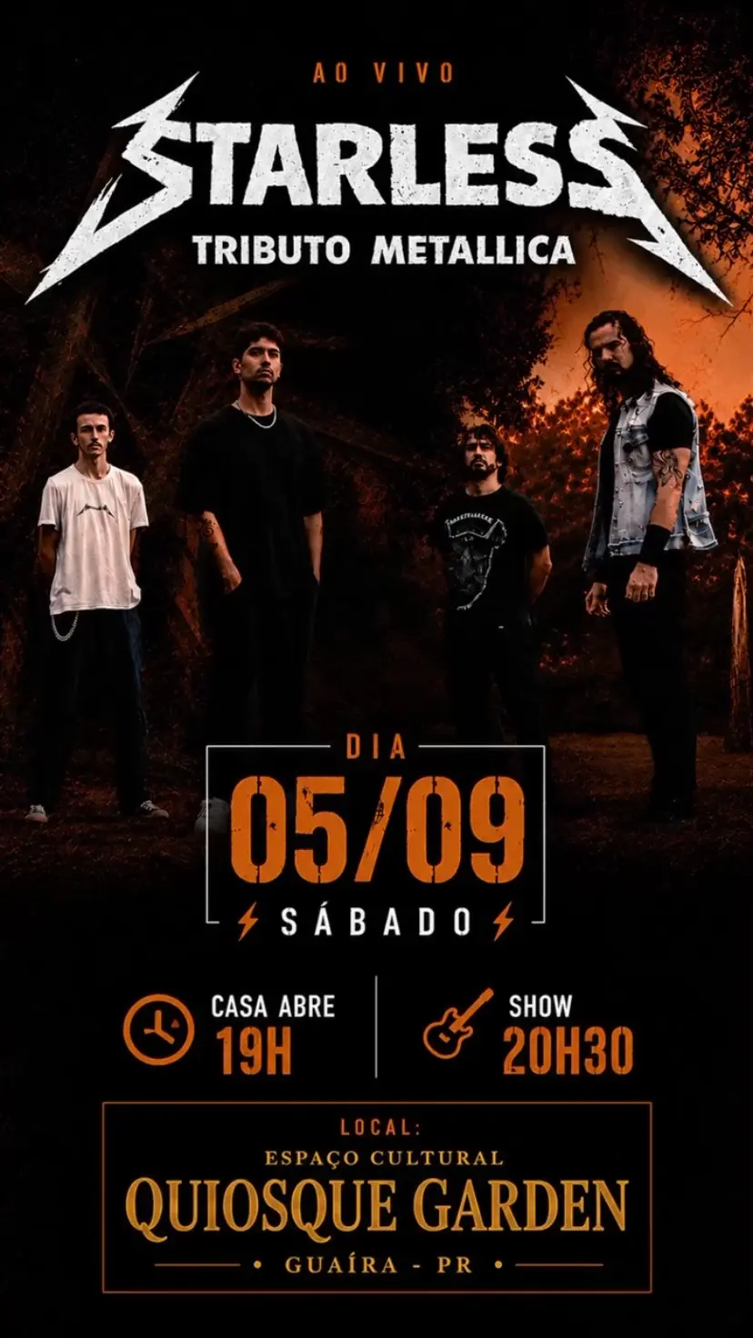 Flyer de STARLESS