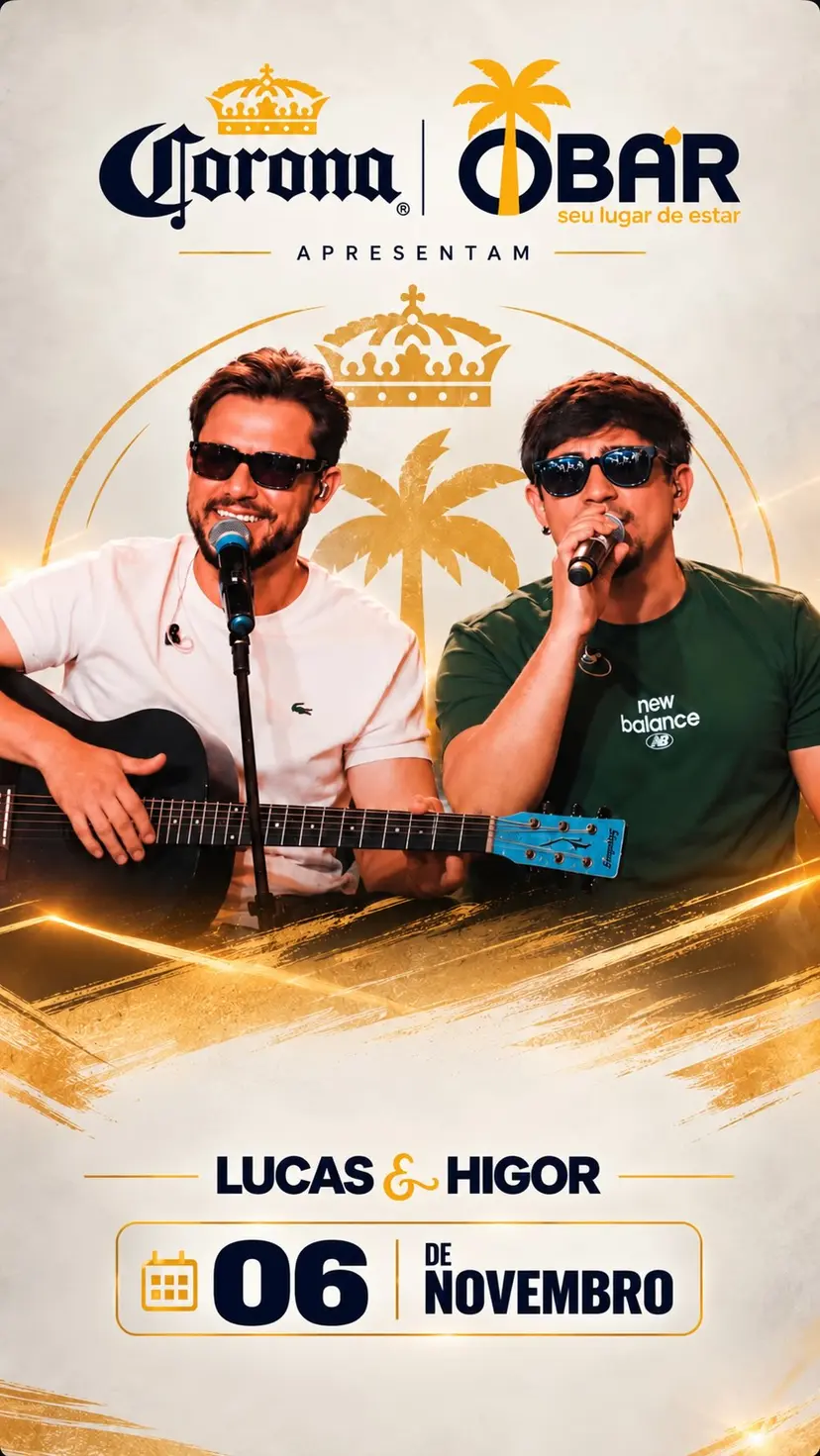 Flyer de Lucas & Higor