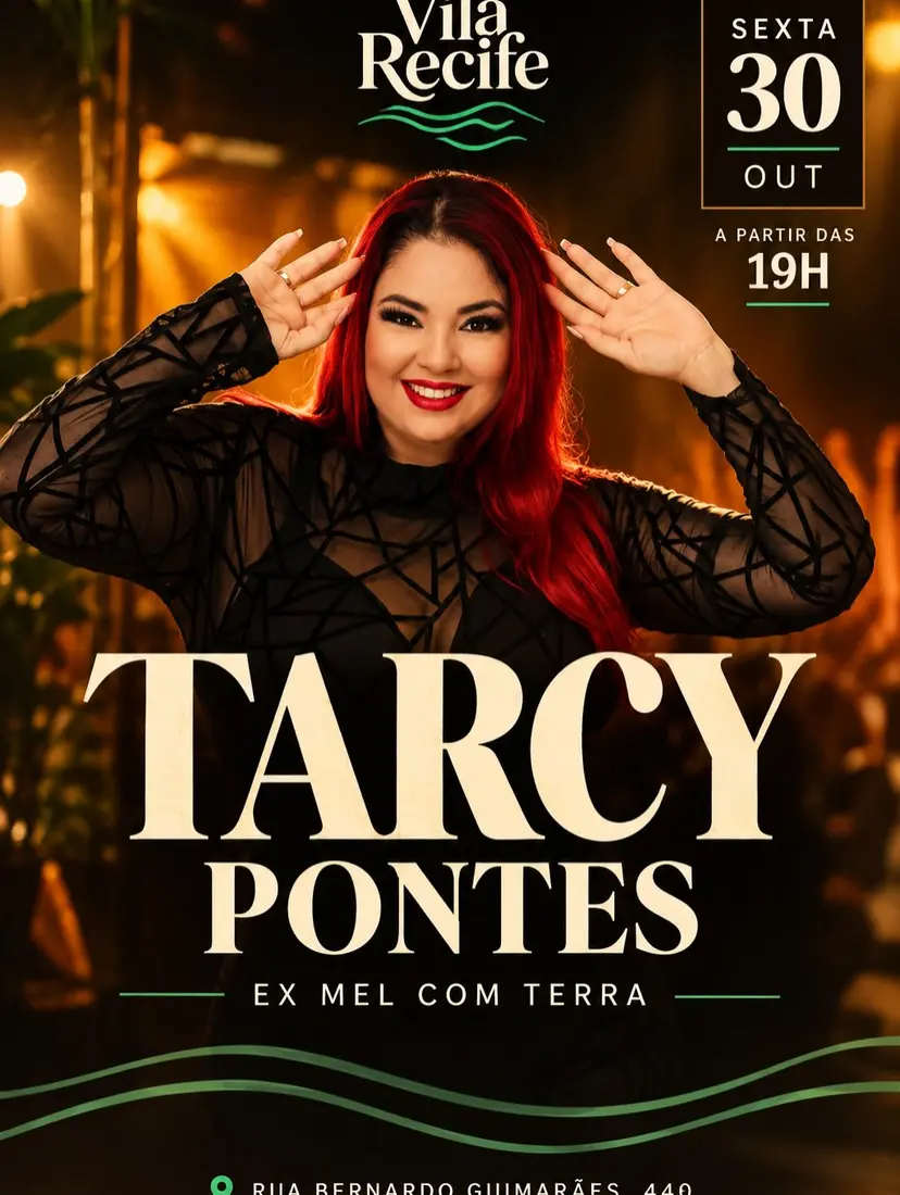 Flyer de Tarcy Pontes e Cydia Lima