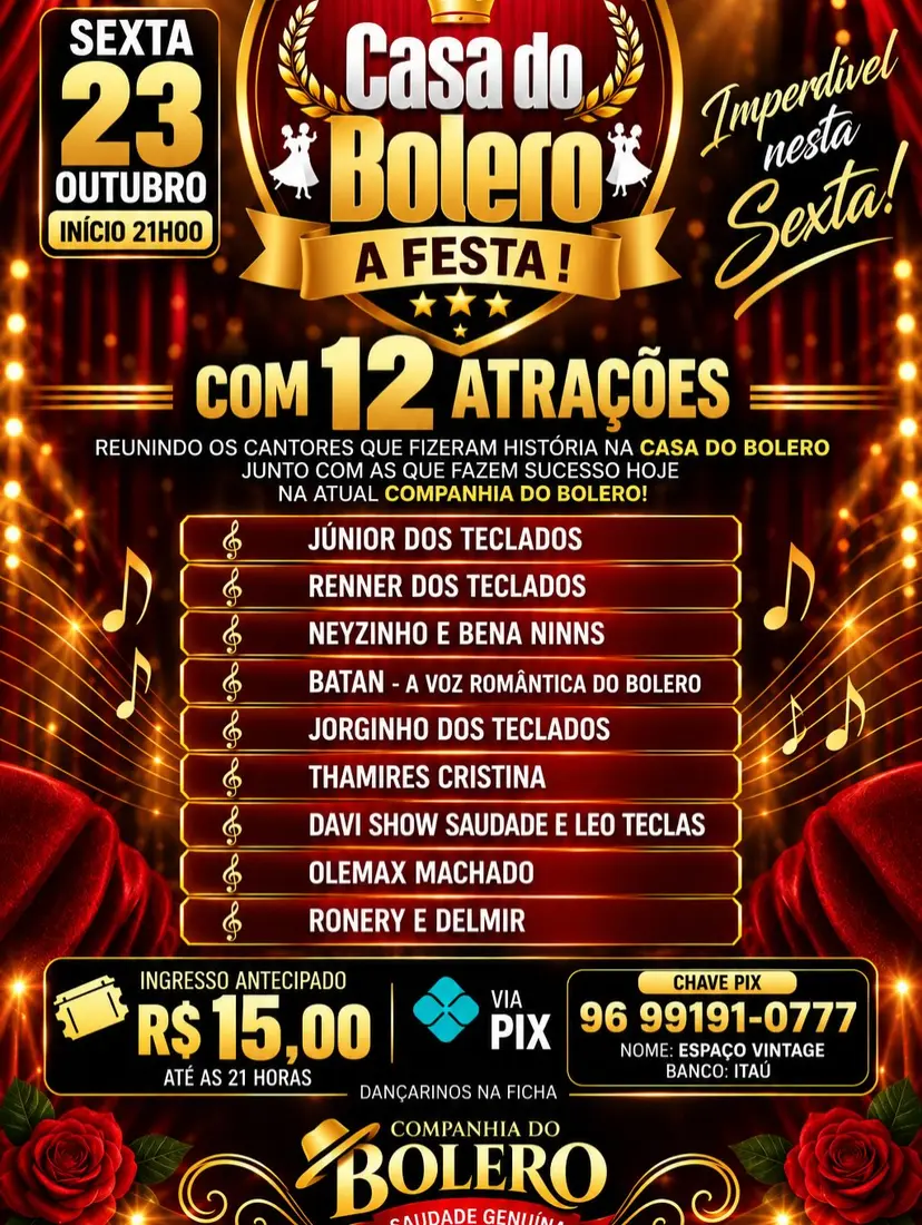 Flyer de Renner Costa, Neyzinho e Bena Ninss e mais 7 artistas