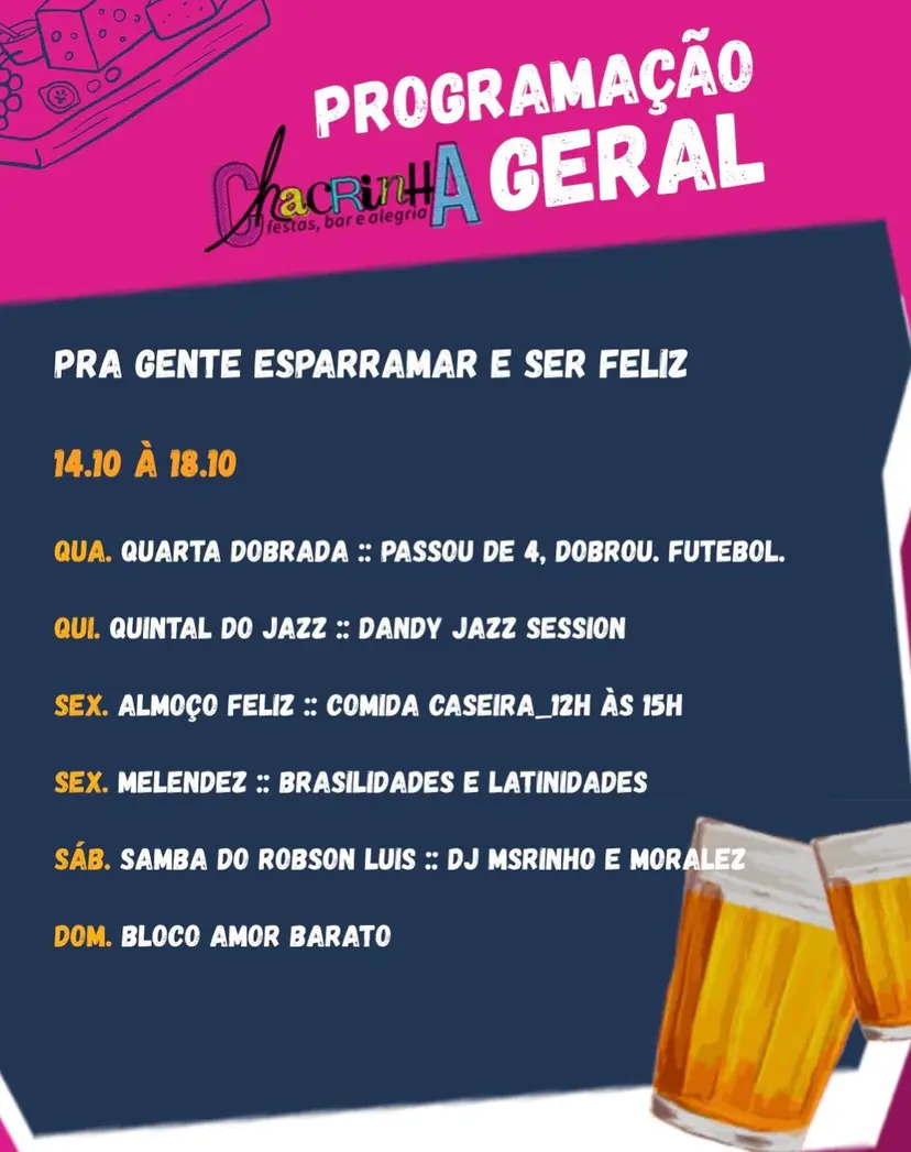 Flyer de Robson Luis