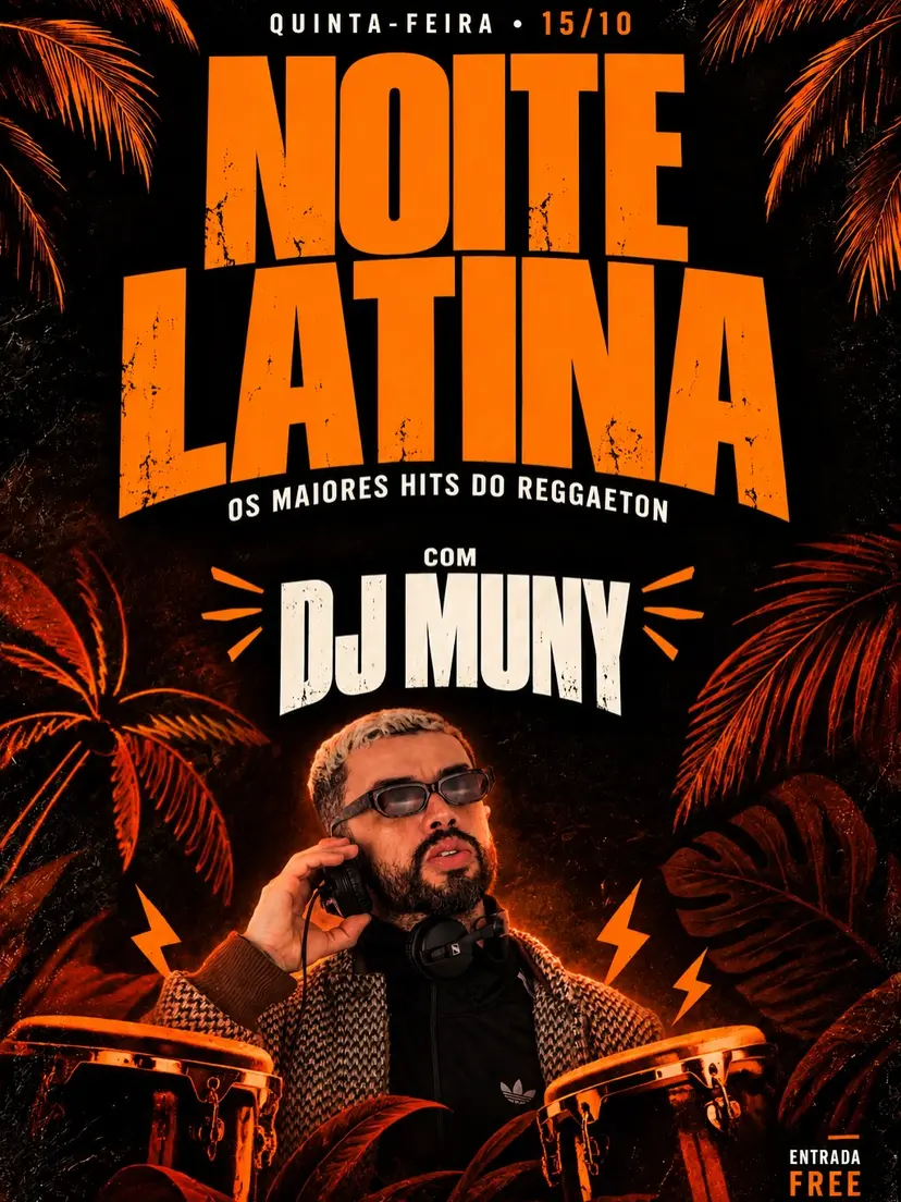 Flyer de DJ Muny