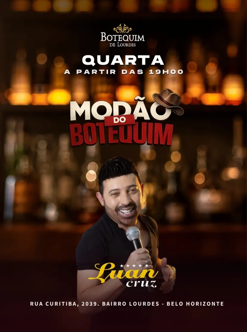 Flyer de Luan Cruz