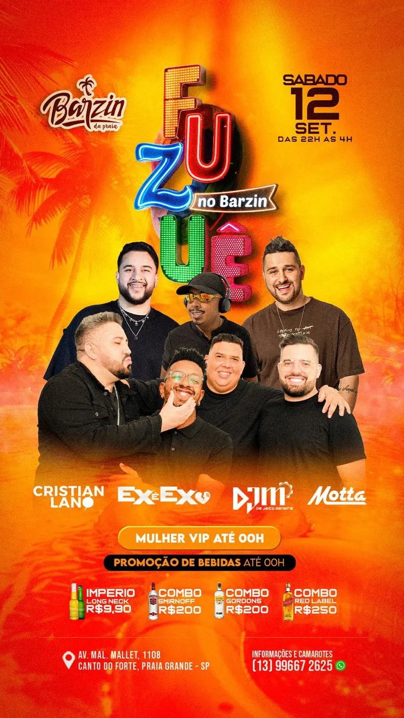 Flyer de Cristian Lano, Ex É Ex e mais 2 artistas