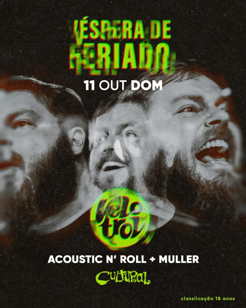 Flyer de Velotrol, Acoustic N Roll e Muller