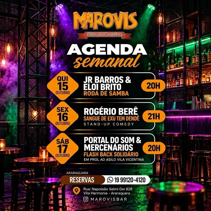 Flyer de Portal do Som e Mercenários