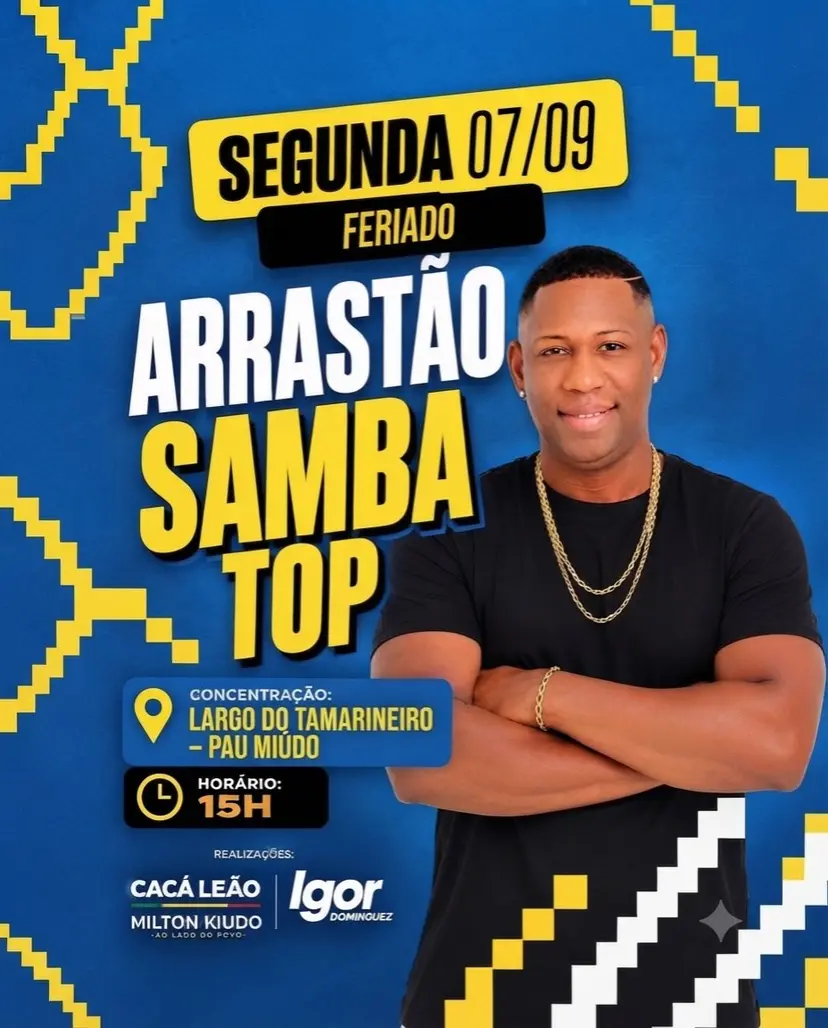 Flyer de Samba Top
