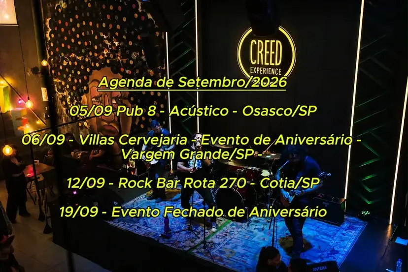 Flyer de Creed Experience
