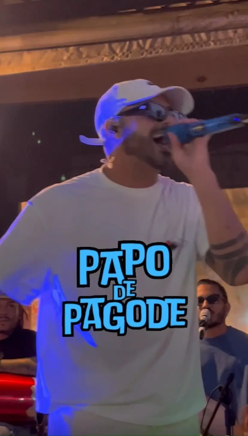 Flyer de Papo de Pagode