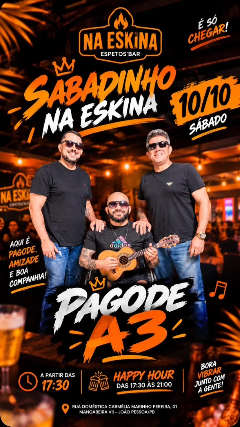Flyer de Pagode A3